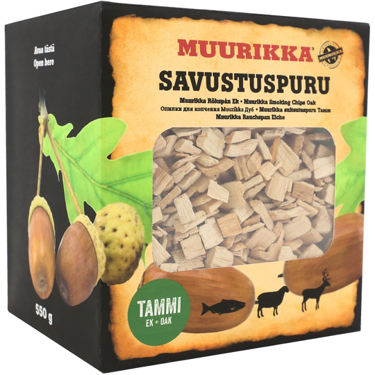 Muurikka Savustuspuru, 550 g, tammi