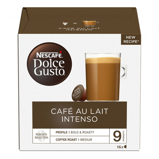 Kahvikapselit NESCAFÉ® Dolce Gusto® "Café au Lait Intenso", 16 kpl.