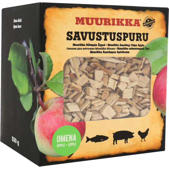 Muurikka Savustuspuru, 550 g, omena