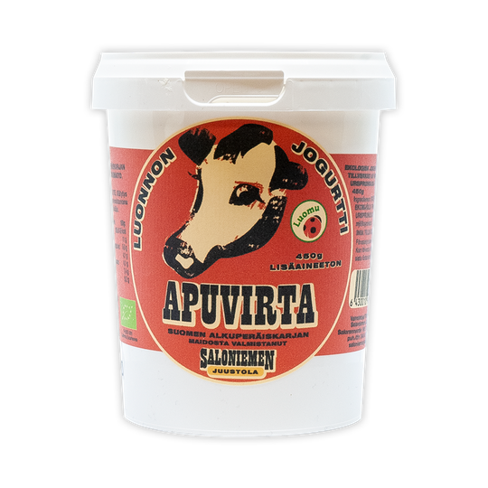Apuvirta lehmänmaitojogurtti 450g