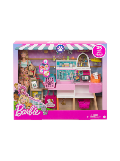 Mattel barbie leikkisetti eläinkauppa