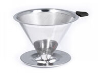 Bialetti Teräksinen Pour over -suodatin kahdelle kupilliselle