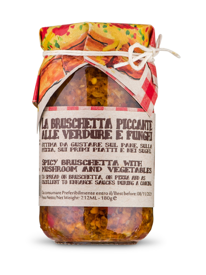 Bruschettakastike hot calabria 180g