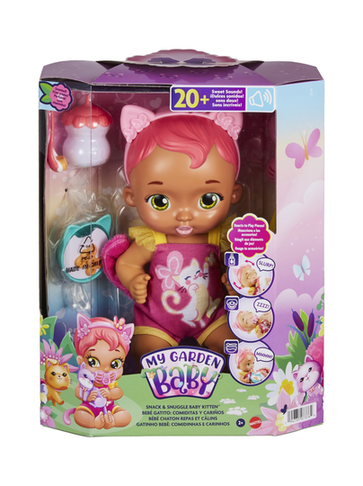 My garden baby nukke snack & snuggle kissavauva, ruskettunut, 30 cm