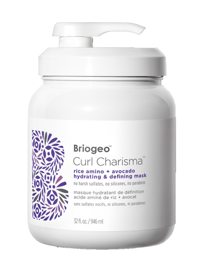 Briogeo curl charisma™ rice amino + avocado hydrating & defining mask 946ml