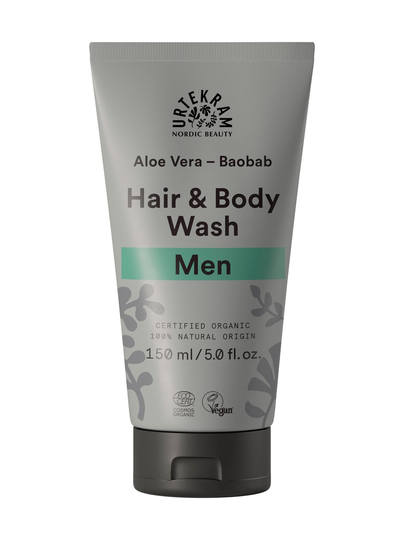 Men aloe vera baobab hair & body wash -hius- ja vartaloshampoo 150 ml