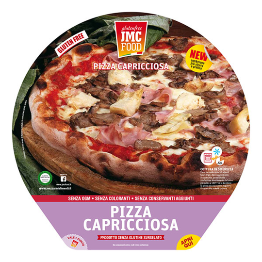 Kinkku-artisokka-herkkusieni pizza