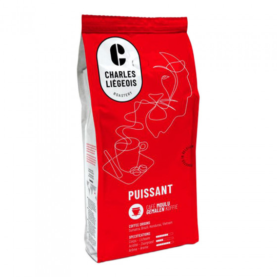 Jauhettu kahvi Charles Liégeois "Puissant", 250 g