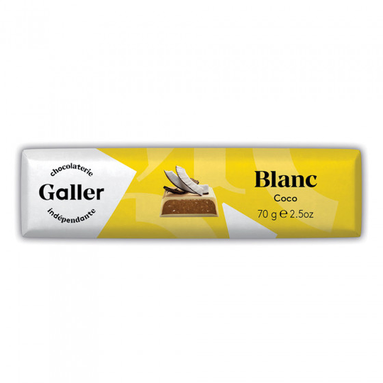 Suklaapatukka Galler "White Coconut", 70 g