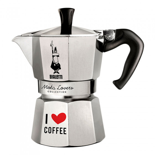 Mutteripannu Bialetti “Moka Lovers 3-cup Aluminium”