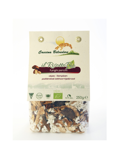 Herkkutattirisotto luomu 250 cascina belvedere