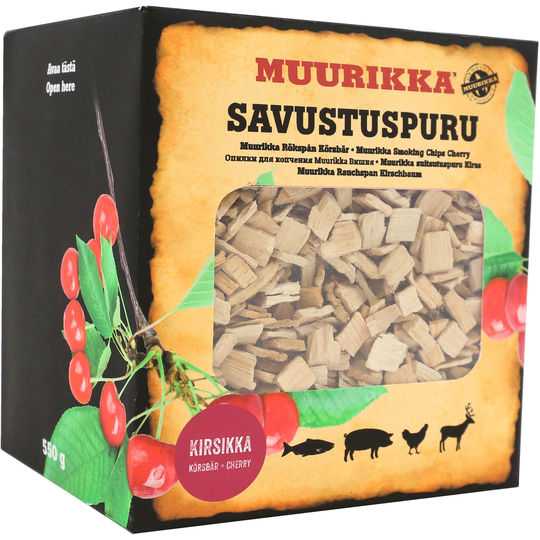 Muurikka Savustuspuru, 550 g, kirsikka