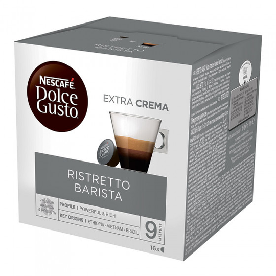 Kahvikapselit NESCAFÉ® Dolce Gusto® "Ristretto Barista", 16 kpl.
