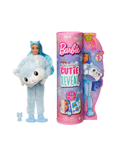 Barbie cutie reveal nukke winter sparkle, husky