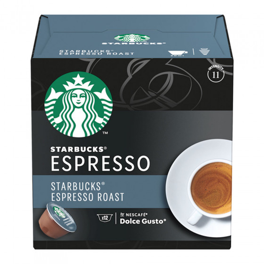 NESCAFÉ® Dolce Gusto® koneisiin sopivat kahvikapselit Starbucks "Espresso Roast", 12 kpl