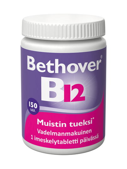 Bethover 1mg b12-vitamiini 150 tabl.