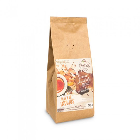 Specialty jauhettu kahvi Kavos Gurmanai "India AA", 250 g