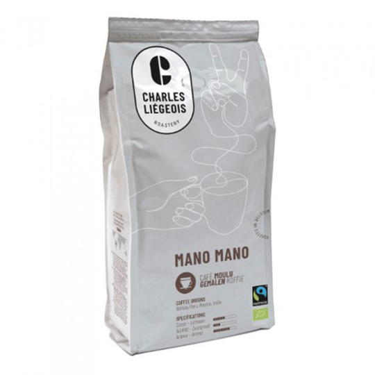 Jauhettu kahvi Charles Liégeois "Mano Mano", 500 g