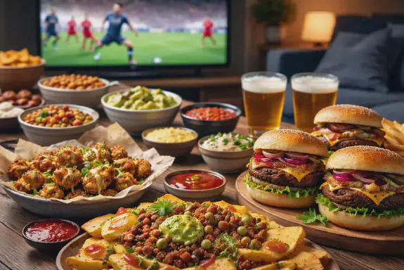 Kasvisruokaa urheiluiltaan: mitä tarjota kun seuraat finaalia?